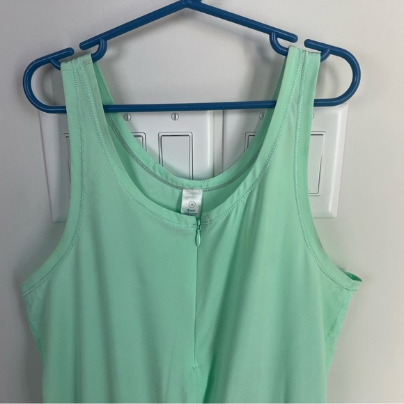 Ivivva by Lululemon RUN DAY FUN DAY RUNSIE Jumper Romper Mint Green Sz 14 Girls - Picture 2 of 10